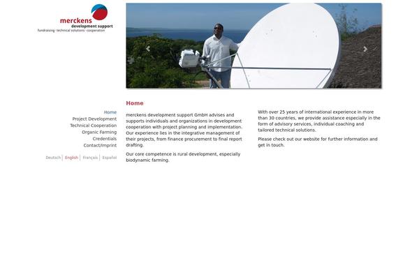merckensdevsupport.com site used Maschuthi_bootstrap