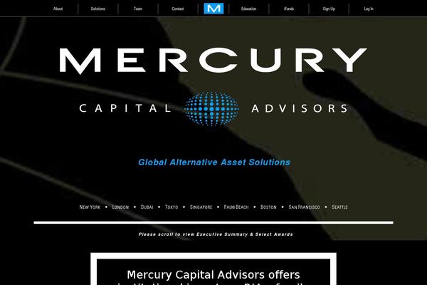 Mercury theme site design template sample