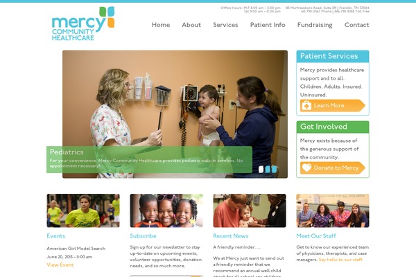 mercycommunityhealthcare.org site used Mercy