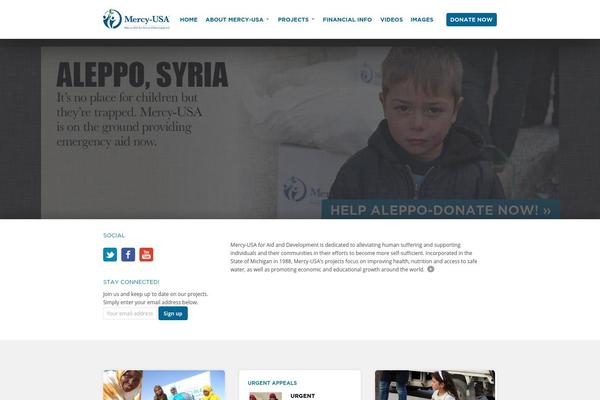 mercyusa.org site used Mercyusa