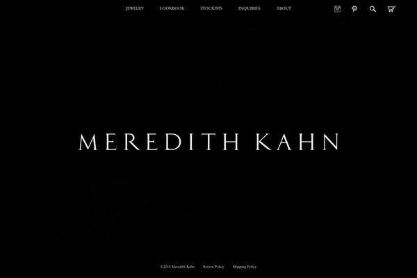 meredithkahn.com site used Mk