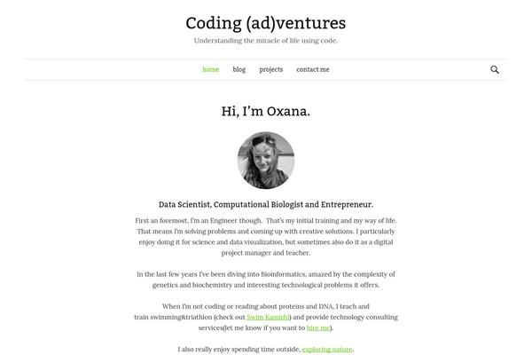 Graphy theme site design template sample