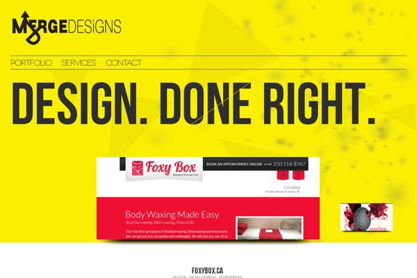 Masculine theme site design template sample