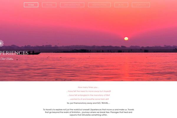 Love Travel theme site design template sample