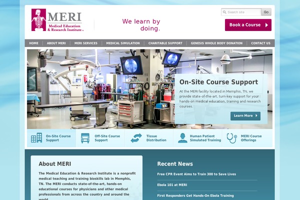 meri.org site used Meri