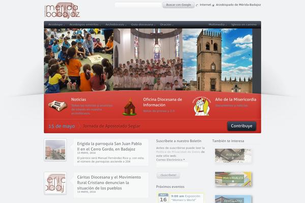 Mingle theme site design template sample