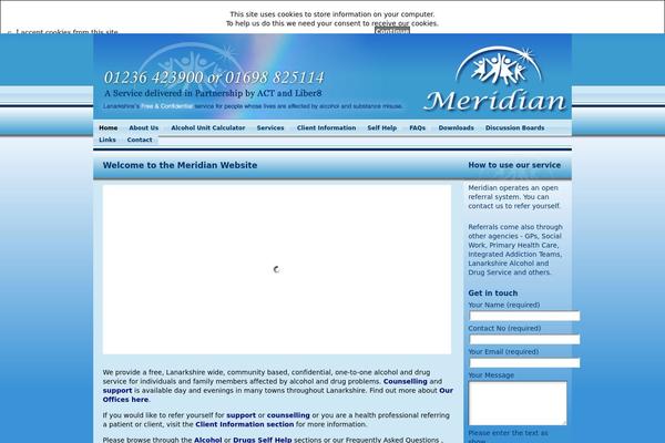 Site using EU Cookie Directive plugin