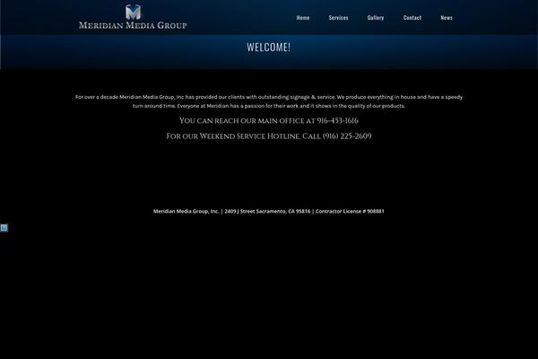meridiansignage.com site used Central