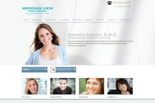 meridianviewdental.com site used 2099-template