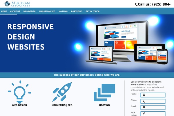 meridianwebdesign.com site used Alma-v1.1.15