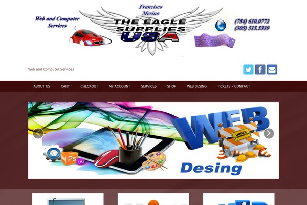 Primopro theme site design template sample