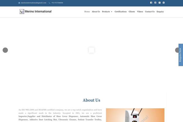Site using WP Contact Slider plugin