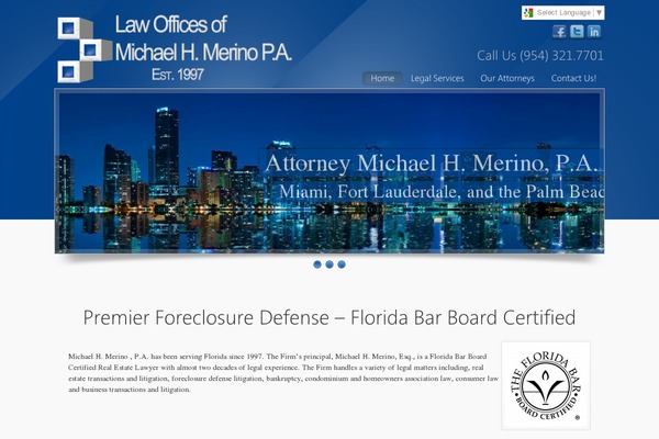merinolegal.com site used Challenge