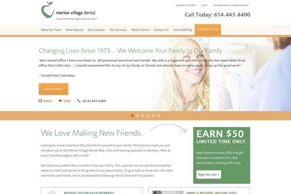 merionvillagedental.com site used Mvd