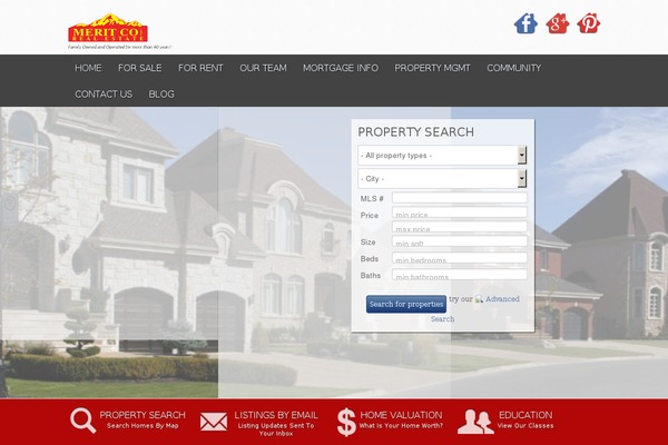 Curb Appeal theme site design template sample