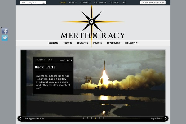 Editorial theme site design template sample