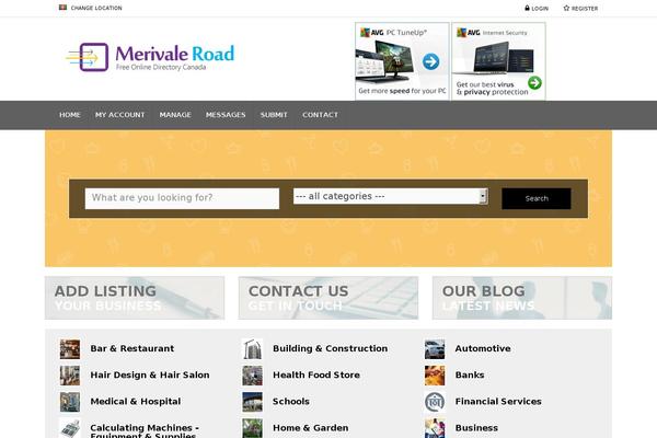 Bt theme site design template sample