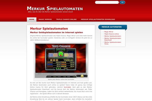 RedBel theme site design template sample