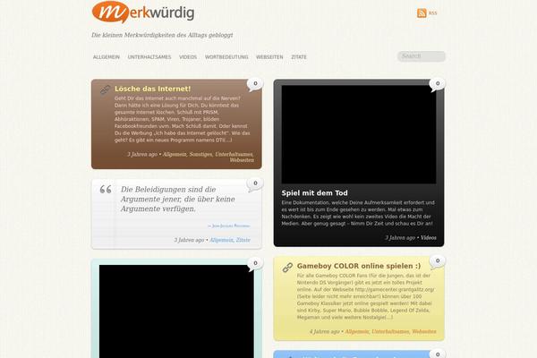 Wumblr theme site design template sample