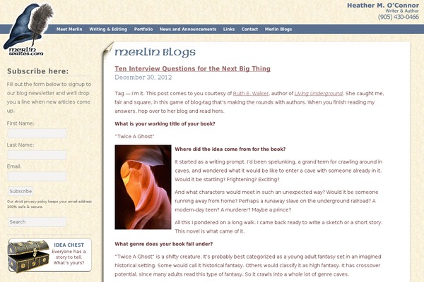 Site using G-Lock Double Opt-in Manager plugin