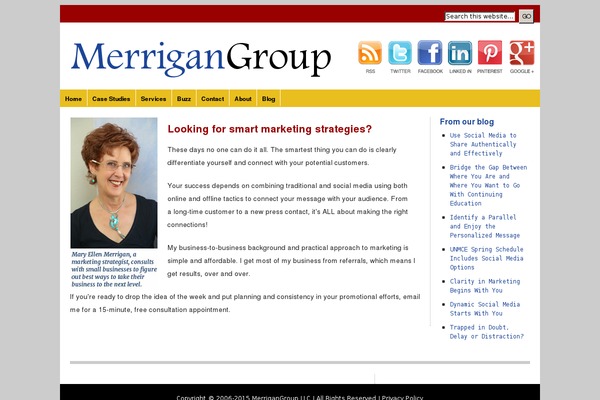 Blog theme site design template sample