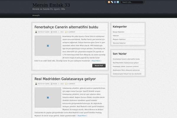 Emlak theme site design template sample