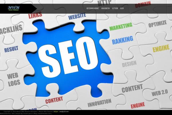 Seo theme site design template sample