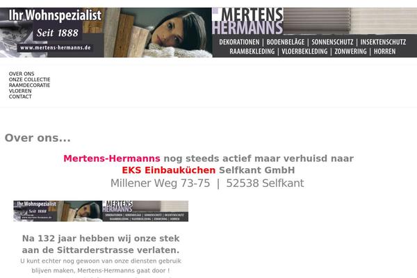 mertens-hermanns.nl site used Inkness-plus