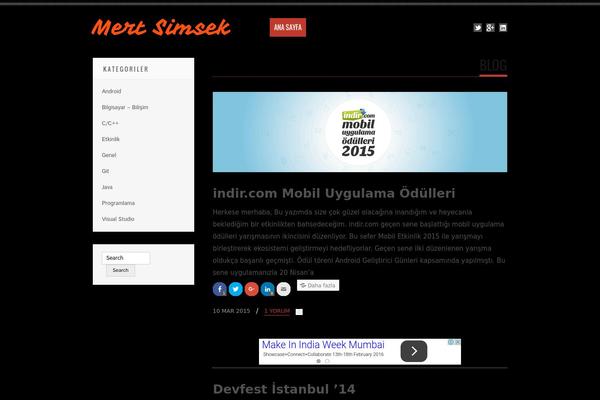mertsimsek.net site used Tesla