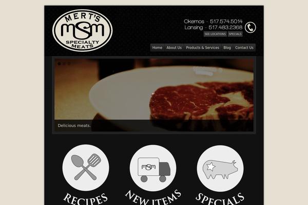 Options theme site design template sample