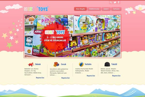 Happy Kids theme site design template sample