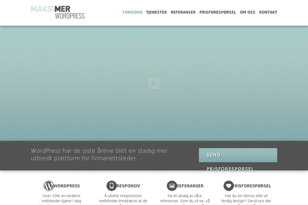 Maksimer theme site design template sample