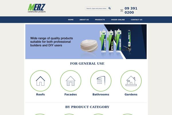 merzconstruction.co.nz site used Merz