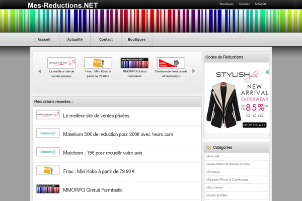mes-reductions.net site used Couponpress