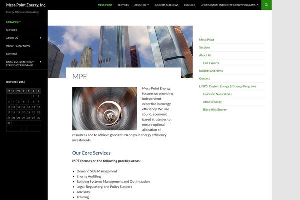 Twenty Fourteen theme site design template sample