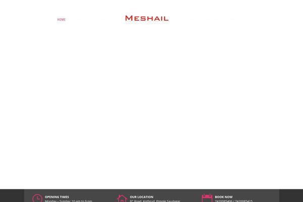 meshailsalon.com site used Modis