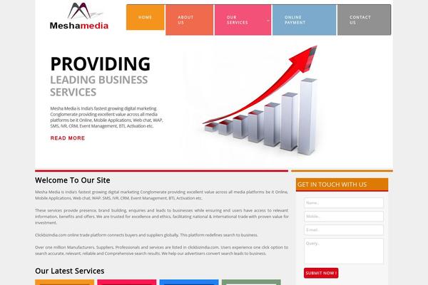Mm theme site design template sample