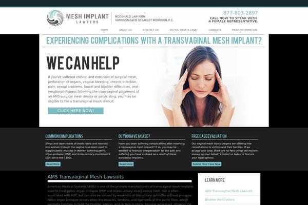Revolution theme site design template sample