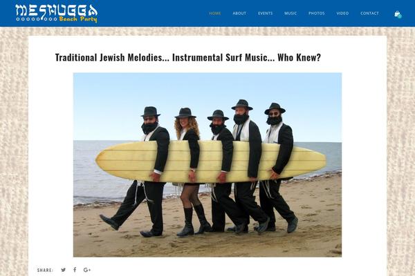 Site using MF Gig Calendar plugin