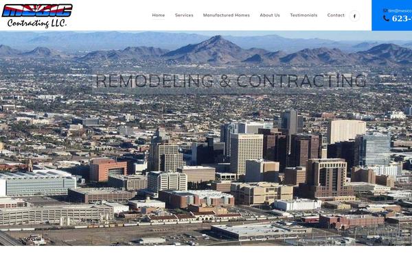 Hampton theme site design template sample