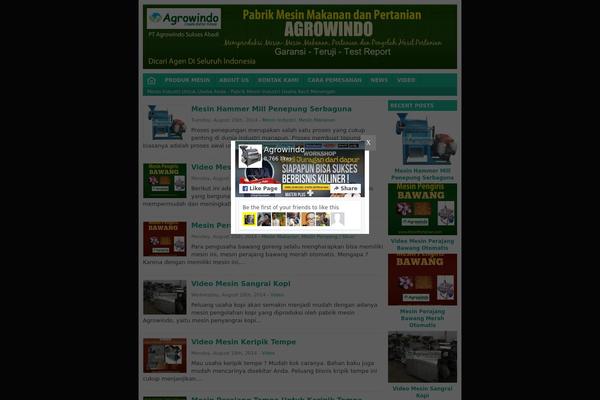 Flat728 theme site design template sample