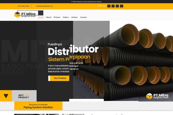 Ultra theme site design template sample