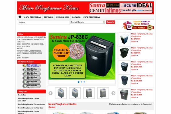 WP-Grosir theme site design template sample