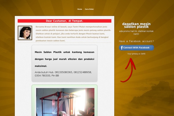 Site using InstaBuilder plugin