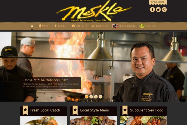 Dine & Drink theme site design template sample