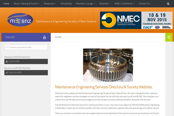 Site using Event Organiser plugin