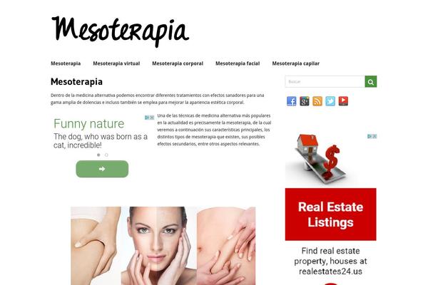 Frontpage theme site design template sample