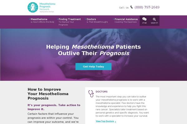 mesotheliomaprognosis.com site used Mesoprog