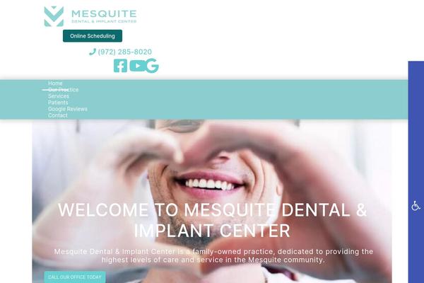 mesquitedental.net site used Generatepress_child