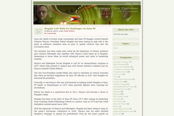 messagefromafrica.com site used Connections Reloaded